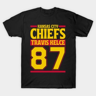 Kansas City Chiefs Travis Kelce 87 American Football T-Shirt